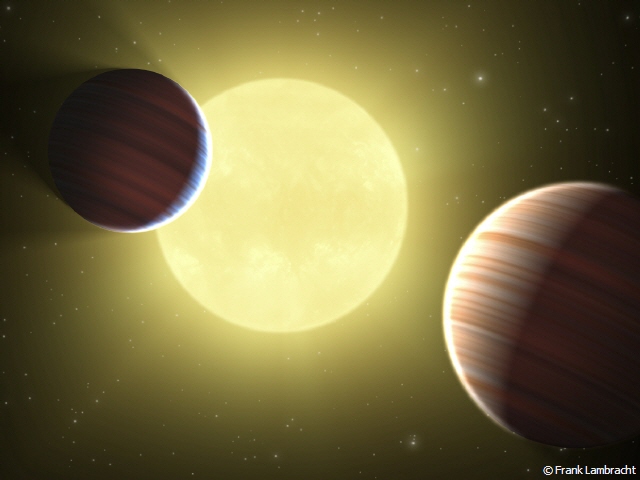 Kepler 9 mit den Planeten 9b und 9c